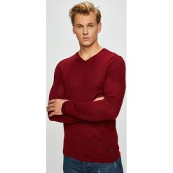 S. Oliver - Sweter. Brązowe swetry męskie s.Oliver BLACK LABEL, z dzianiny, z krótkim rękawem. W wyprzedaży za 179.90 zł.