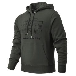 Bluza męska z kapturem EXTREME HOBBY CRUCIAL. Zielone bluzy nierozpinane męskie EXTREME HOBBY, m, bez wzorów, z bawełny, bez ramiączek, z kapturem. Za 249.00 zł.