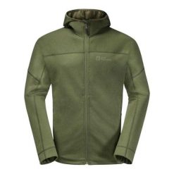 Męska Bluza Z Kapturem Hirschberg Full Zip. Zielone bluzy z kapturem męskie Jack Wolfskin, m, bez wzorów, z kapturem. Za 553.99 zł.