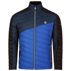 Kurtka Ocieplana Męska Descending. Niebieskie kurtki męskie Dare 2B, m, bez wzorów, z puchu, sportowe, bez ramiączek, bez kaptura. Za 130.99 zł.