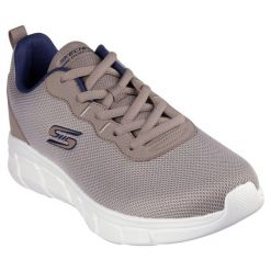 Męskie BOBS B FLEX ICY EDGE Sneakersy Taupe. Brązowe buty sportowe na co dzień męskie Skechers, m, bez wzorów, z dzianiny, sportowe, bez ramiączek, bez kaptura. Za 199.99 zł.