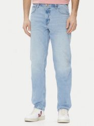 Lee Jeansy Oscar 112364191 Niebieski Relaxed Fit. Niebieskie jeansy męskie Lee, bez wzorów, z bawełny. Za 239.99 zł.