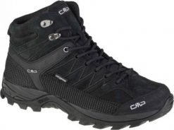 Buty trekkingowe męskie CMP Rigel Mid Trekking Shoe Wp Nero/Nero r. 40 (3Q12947-72YF). Buty trekkingowe męskie CMP, bez wzorów, bez obcasa, bez zapięcia. Za 449.99 zł.