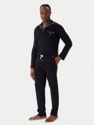 Polo Ralph Lauren Piżama 714950586011 Granatowy Regular Fit. Niebieskie piżamy męskie Polo Ralph Lauren, m, bez wzorów, z bawełny, bez kołnierzyka, bez ramiączek. Za 819.99 zł.