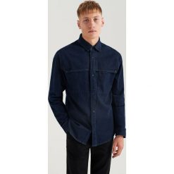 Jeansowa koszula oversize ReDesign - Granatowy. Koszule męskie marki Giacomo Conti. W wyprzedaży za 99.99 zł.