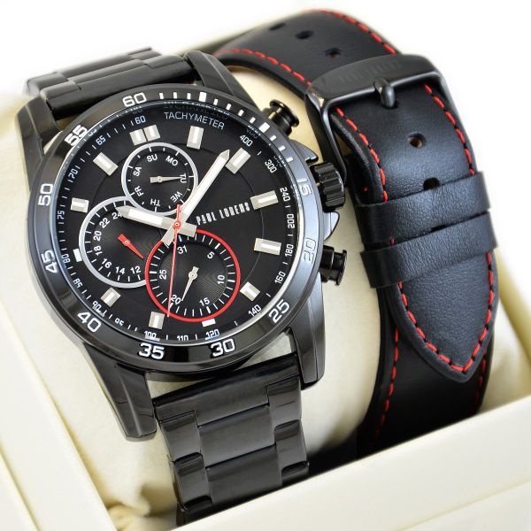 Zegarek męski Paul Lorens MATIAS 9753A7-1A3 z dwoma paskami. Zegarki męskie G.Rossi. Za 279.90 zł.