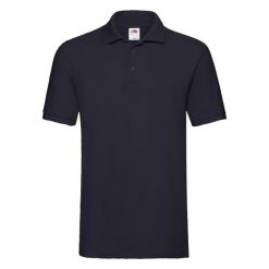 Męska Koszulka Polo Premium. Niebieskie koszulki polo męskie Fruit of the Loom, m, bez wzorów, bez kołnierzyka, bez ramiączek. Za 54.99 zł.