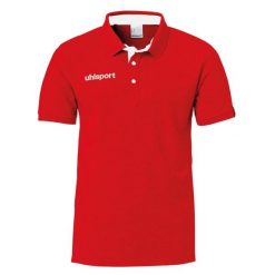 Polo Uhlsport Essential Prime. Białe koszulki polo męskie Uhlsport, s, bez wzorów, sportowe, bez kołnierzyka, bez ramiączek. Za 167.50 zł.