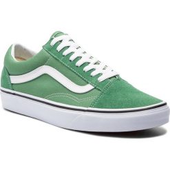 Tenisówki VANS - Old Skool VN0A38G1UKV1 Deep Grass Green/True Whi. Zielone trampki męskie Vans, z gumy, eleganckie. Za 319.00 zł.