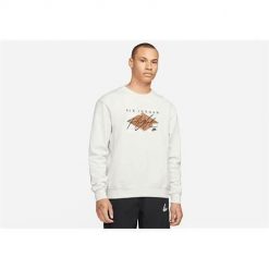 Bluza sportowa męska Nike Air Jordan Essentials Statement. Białe bluzy nierozpinane męskie Nike, m, bez wzorów, sportowe, bez ramiączek, bez kaptura. Za 517.00 zł.