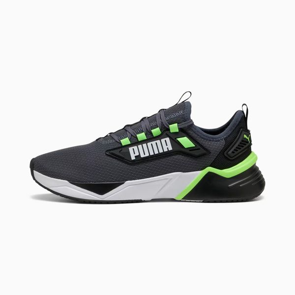Puma Retaliate 3, buty sportowe, Black-Green Moon-Green (37947826). Czarne buty do biegania męskie Puma, bez wzorów, z gumy, bez zapięcia, do biegania. Za 259.00 zł.
