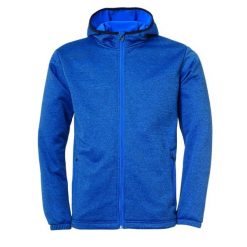 Kurtka Uhlsport Essential Fleece. Niebieskie kurtki męskie Uhlsport, xl, bez wzorów, z polaru, sportowe, bez ramiączek, bez kaptura. W wyprzedaży za 202.00 zł.