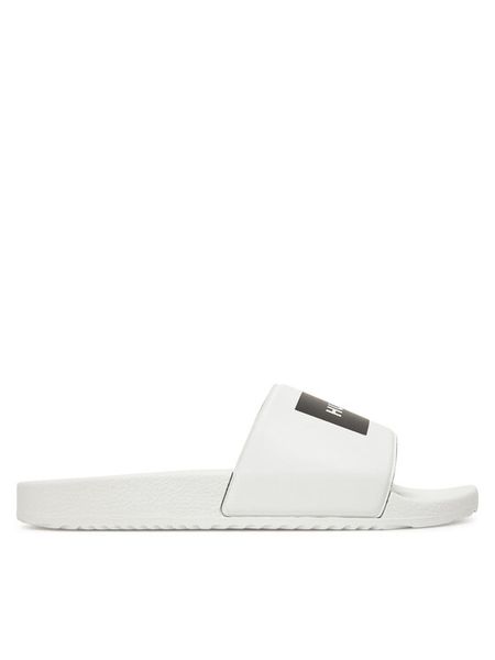 HUGO Klapki Timein Slid 50548061 Biały. Białe klapki i japonki męskie Hugo, bez wzorów, z syntetyku. Za 219.99 zł.