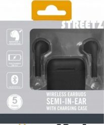 Słuchawki Streetz TWS-0003 czarne. Czarne słuchawki bluetooth Streetz. Za 80.02 zł.