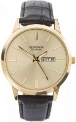 Zegarek męski Sekonda 1838 czarny. Czarne zegarki męskie Sekonda. Za 292.00 zł.