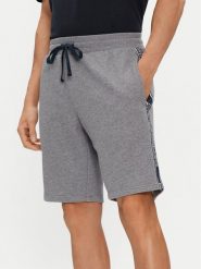 Emporio Armani Underwear Szorty sportowe 111004 4R571 14049 Szary Regular Fit. Szare szorty sportowe męskie Emporio Armani Underwear, bez wzorów, z bawełny, sportowe. Za 569.99 zł.