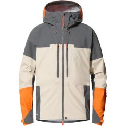 Kurtka techniczna męska Spitz GTX Pro Jacket. Brązowe kurtki męskie Haglöfs, m, bez wzorów, sportowe, bez ramiączek, bez kaptura. W wyprzedaży za 1,299.00 zł.