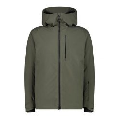 Kurtka narciarska z kapturem CMP. Zielone kurtki narciarskie i snowboardowe męskie CMP, na zimę, m, bez wzorów, z kapturem, narciarskie. W wyprzedaży za 399.99 zł.