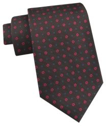 Krawat Męski - Angelo di Monti - Brąz z Drobnym Groszkiem. Krawaty i muchy męskie Angelo di Monti, bez wzorów, z tkaniny, eleganckie. Za 45.00 zł.