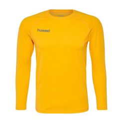 Koszulka termoaktywna z długim rękawem dla dorosłych Hummel First Performance. Brązowe bielizna termoaktywna męska HUMMEL, s, bez wzorów, z jersey, bez ramiączek. W wyprzedaży za 133.50 zł.
