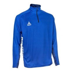 Bluza dresowa męska rozpinana Select SPAIN 1/2 ZIP niebieska. Niebieskie bluzy rozpinane męskie Select, m, bez wzorów, z dresówki, sportowe, bez ramiączek, bez kaptura. W wyprzedaży za 144.75 zł.