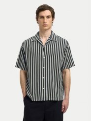 Selected Homme Koszula 16091381 Granatowy Relaxed Fit. Niebieskie koszule męskie Selected Homme, l, bez wzorów, z bawełny, bez kołnierzyka, bez ramiączek. Za 139.99 zł.
