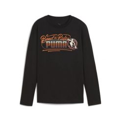 Młodzieżowa koszulka MID90S z długim rękawem PUMA Black. Czarna koszulki męskie z długim rękawem Puma, m, bez wzorów, młodzieżowe, bez kołnierzyka, bez ramiączek. Za 109.00 zł.