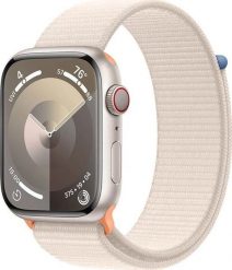 Smartwatch Apple Watch 9 GPS + Cellular 45mm Starlight Alu Sport Loop Beżowy (MRMA3QP/A). Brązowe zegarki smartwatch Apple. Za 2,901.61 zł.
