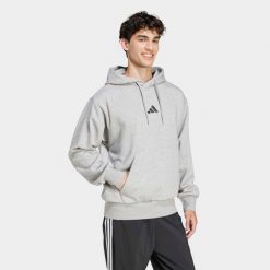 Bluza z kapturem męska ADIDAS. Bluzy nierozpinane męskie ADIDAS, m, bez wzorów, z bawełny, sportowe, bez ramiączek, z kapturem. W wyprzedaży za 149.99 zł.