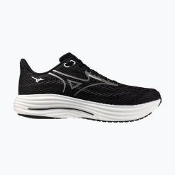 Buty do biegania męskie Mizuno Wave Rider 29 Black. Czarne buty do biegania męskie Mizuno, bez wzorów, bez zapięcia, do biegania, mizuno wave. Za 519.99 zł.