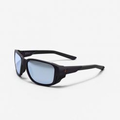 Okulary przeciwsłoneczne fotochromowe Decathlon MH 570 kat. 2 - 4. Szare okulary przeciwsłoneczne męskie Decathlon, bez wzorów, z poliamidu, sportowe, szklane. Za 299.99 zł.