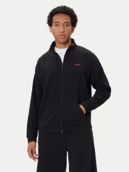 HUGO Bluza Austin 50556966 Czarny Regular Fit. Czarne bluzy rozpinane męskie Hugo, m, bez wzorów, z syntetyku, bez ramiączek, bez kaptura. Za 279.99 zł.