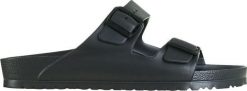 Birkenstock Klapki męskie Arizona grafitowe r. 45 (1001497). Szare klapki i japonki męskie Birkenstock, bez wzorów. Za 211.39 zł.
