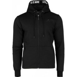 Bluza męska BLM605 - czarny - Outhorn. Czarne bluzy nierozpinane męskie Outhorn, z bawełny. W wyprzedaży za 79.99 zł.