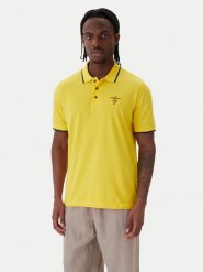 Aeronautica Militare Polo 261PO1308UP00082 Żółty Regular Fit. Żółte koszulki polo męskie Aeronautica Militare, m, bez wzorów, z bawełny, bez kołnierzyka, bez ramiączek. Za 279.99 zł.