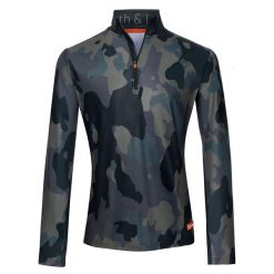Bluza narciarska Męska Gareth & Lucas Three. Czarne bluzy z polaru męskie GARETH & LUCAS, l, bez wzorów, z elastanu, sportowe, bez ramiączek, bez kaptura. Za 229.99 zł.