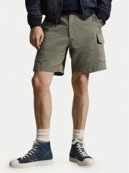 Polo Ralph Lauren Szorty materiałowe 710964027002 Zielony Relaxed Fit. Zielone szorty męskie Polo Ralph Lauren, bez wzorów, z bawełny. Za 689.99 zł.