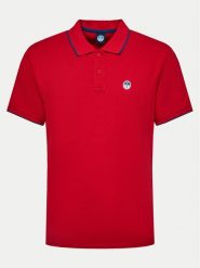 North Sails Polo 692452 Czerwony Regular Fit. Czerwone koszulki polo męskie North Sails, m, bez wzorów, z bawełny, bez kołnierzyka, bez ramiączek. Za 189.99 zł.