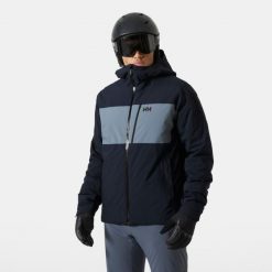 Kurtka narciarska Helly Hansen Gravity. Niebieskie kurtki narciarskie i snowboardowe męskie Helly Hansen, na zimę, m, bez wzorów, bez kaptura, narciarskie. W wyprzedaży za 1,144.50 zł.