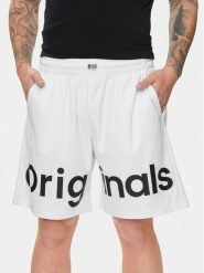 Jack & Jones Szorty sportowe Chicago 12253130 Biały Loose Fit. Białe szorty sportowe męskie Jack & Jones, bez wzorów, z syntetyku, sportowe. Za 79.99 zł.