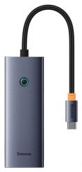 Baseus UltraJoy Series 5-Port USB-C do HDMI4K@30Hz + 3xUSB 3.0 + PD (szary). Stacje dokujące Baseus. Za 99.00 zł.