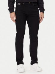 Versace Jeans Couture Jeansy 79GAB5S0 CDW00 Czarny Slim Fit. Czarne jeansy męskie Versace Jeans Couture, bez wzorów, z bawełny. Za 929.99 zł.