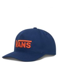 Vans Czapka z daszkiem Drop V Logo Snapback VN000QAH Granatowy. Niebieskie czapki męskie Vans, bez wzorów, z bawełny. Za 139.99 zł.