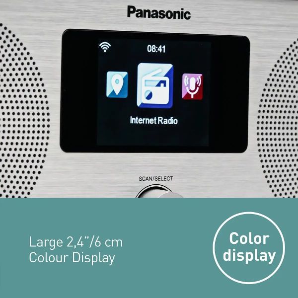 Radio Panasonic RF-D40EG-K czarny. Czarne radia PANASONIC. Za 399.00 zł.