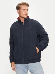 Tommy Jeans Kurtka przejściowa Essential DM0DM19661 Granatowy Relaxed Fit. Niebieskie kurtki męskie Tommy Jeans, m, bez wzorów, z jeansu, bez ramiączek, bez kaptura. Za 349.99 zł.