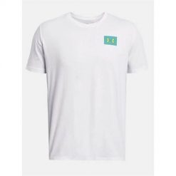 Koszulka sportowa męska Under Armour 1382828100. Białe t-shirty sportowe męskie Under Armour, m, bez wzorów, sportowe, bez ramiączek. Za 204.50 zł.