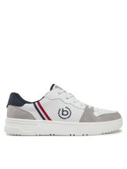 Bugatti Sneakersy 325-AQU02-5550 Biały. Białe buty sportowe na co dzień męskie Bugatti, m, bez wzorów, ze skóry, bez ramiączek, bez kaptura. Za 209.99 zł.