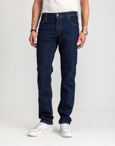 Męskie Spodnie Jeansowe Mustang Style Washington Straight Denim Blue 1017119 5000 901, W40 L34. Niebieskie spodnie na co dzień męskie Mustang, bez wzorów, z bawełny, casualowe. Za 219.99 zł.