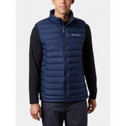 Kamizelka Męska Columbia Powder Lite II. Niebieskie kamizelki męskie Columbia, m, bez kaptura. Za 539.00 zł.