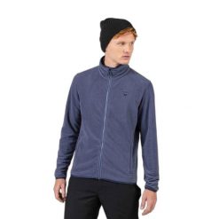 Polarowa kurtka narciarska z pełnym zamkiem Rossignol Strawpile. Niebieskie kurtki narciarskie i snowboardowe męskie Rossignol, na zimę, m, bez wzorów, z polaru, bez kaptura, narciarskie. Za 443.00 zł.